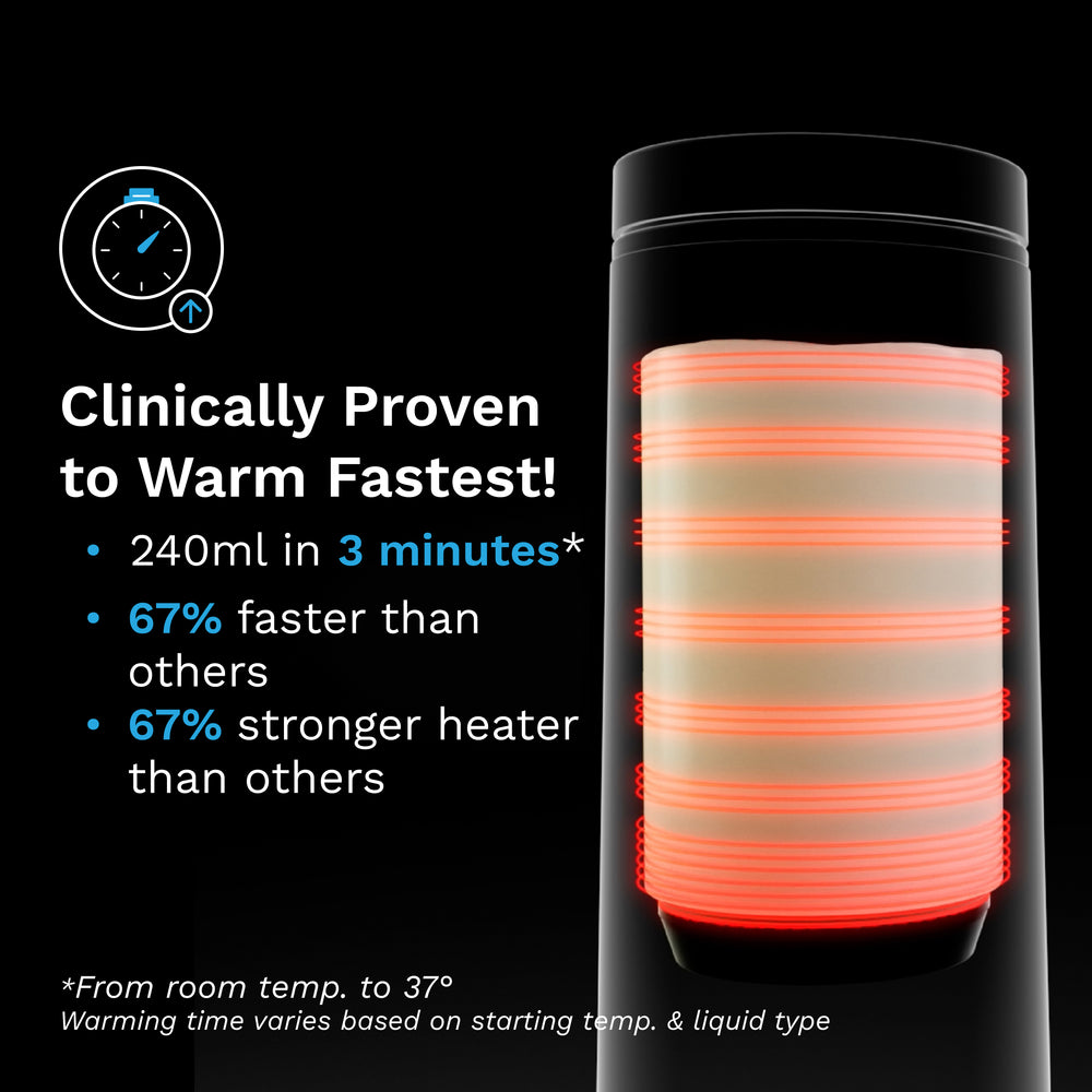 Baby Brezza Superfast Portable Bottle Warmer - Black