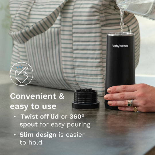Baby Brezza Superfast Portable Bottle Warmer - Black