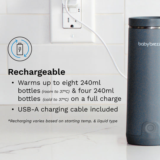 Baby Brezza Superfast Portable Bottle Warmer - Black
