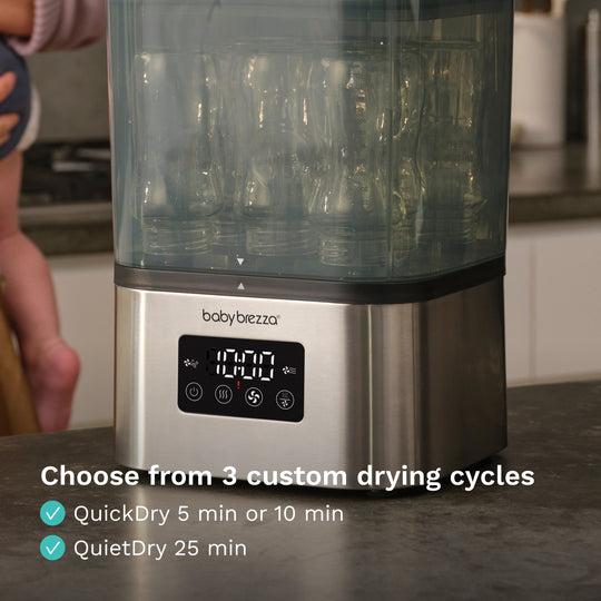 Baby Brezza SuperQuick Sterilizer Dryer - Stainless Steel