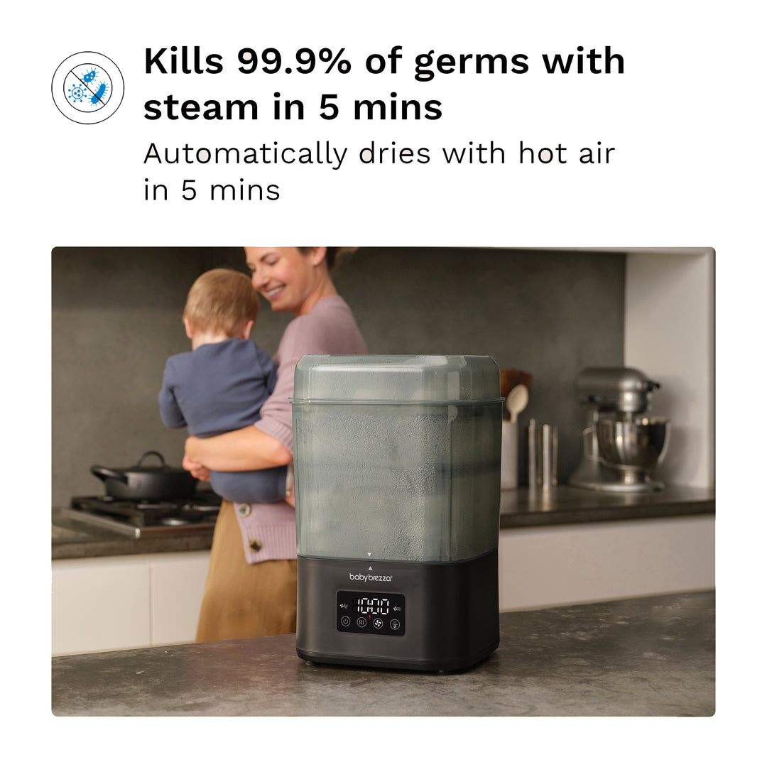Baby Brezza SuperQuick Sterilizer Dryer - Black