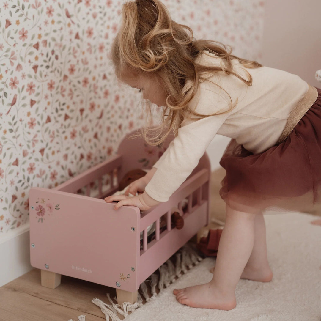 Little Dutch Wooden Doll Bed