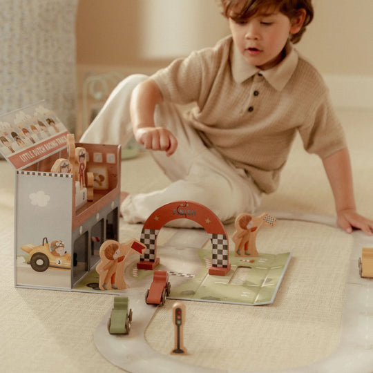 Little Dutch Play Case with Racetrack