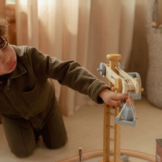 Little Dutch Crane Set Train Track