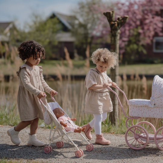 Little Dutch Metal Doll Stroller - Floral