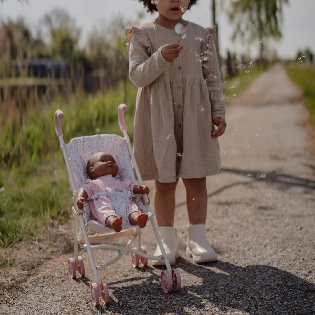 Little Dutch Metal Doll Stroller - Floral