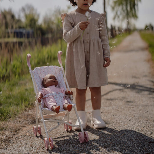 Little Dutch Metal Doll Stroller - Floral