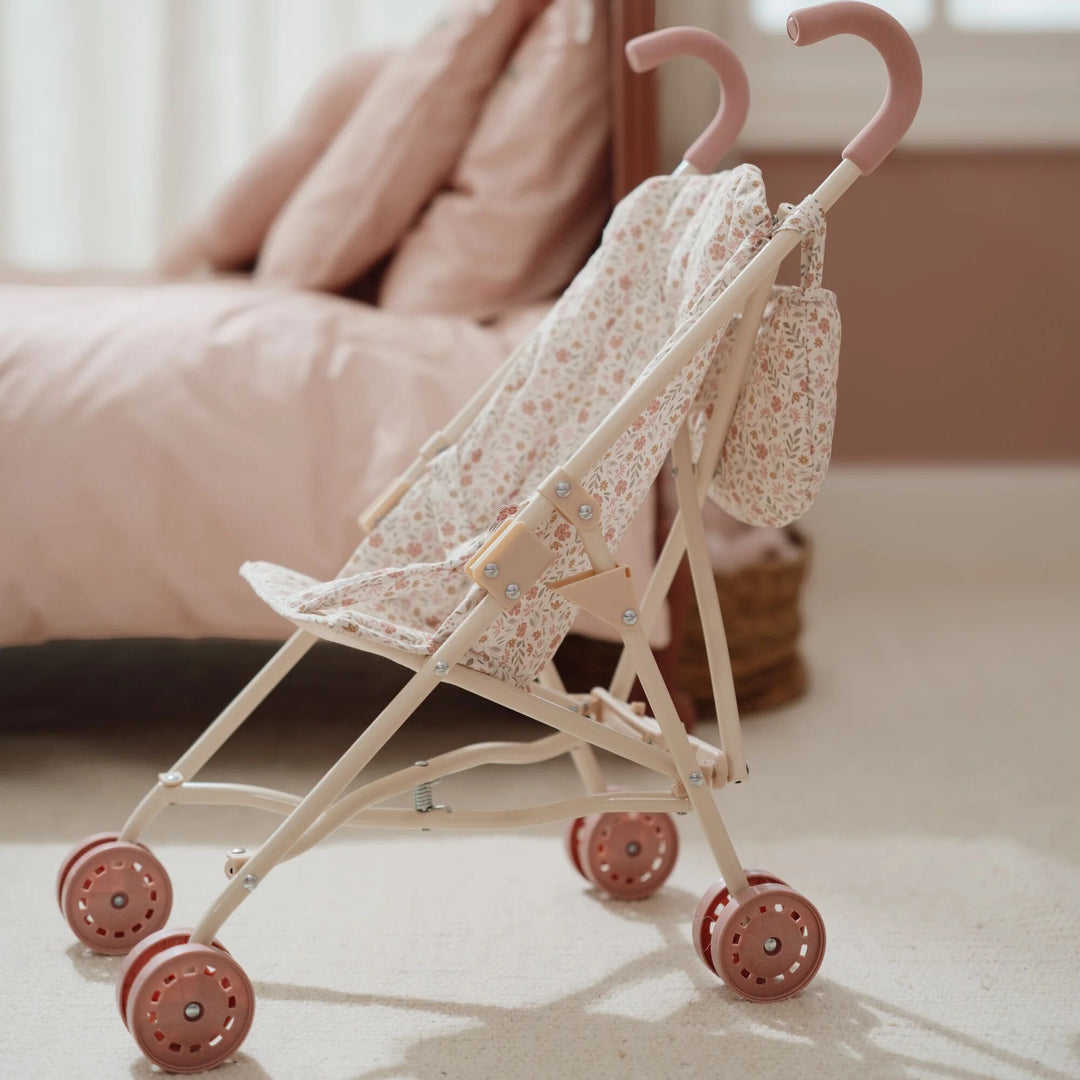 Little Dutch Metal Doll Stroller - Floral