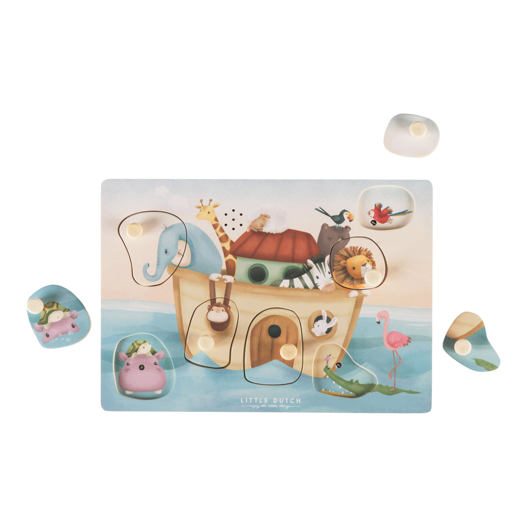 Little Dutch Wooden Sound Puzzle Noah's Ark