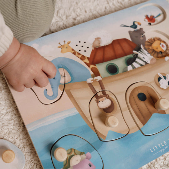 Little Dutch Wooden Sound Puzzle Noah's Ark