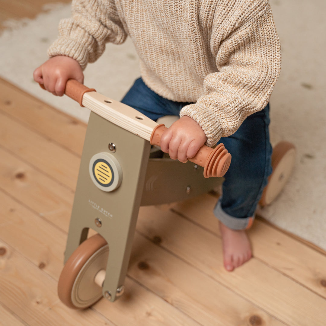 Little Dutch Wooden Tricycle - Olive