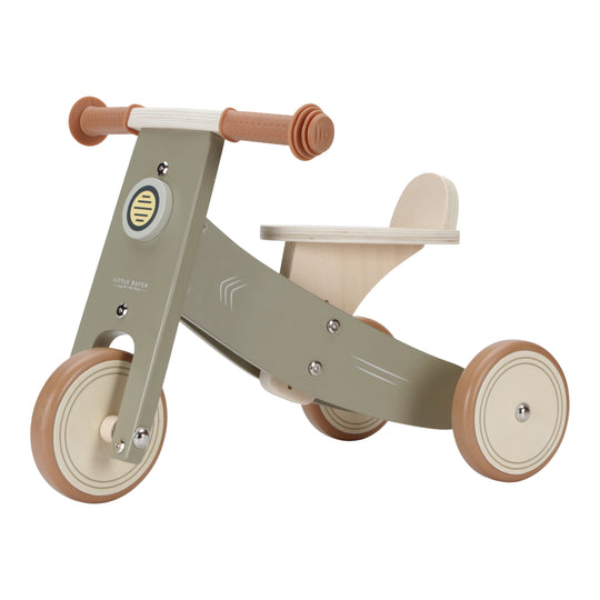 Little Dutch Wooden Tricycle - Olive