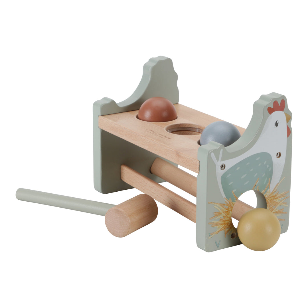 Little Farm Pounding Bench with Rolling Balls