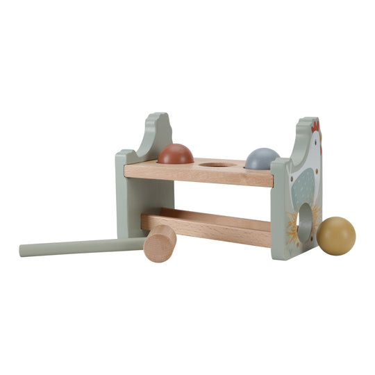 Little Farm Pounding Bench with Rolling Balls