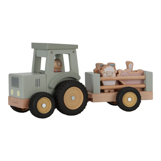 Little Farm Tractor With Trailer