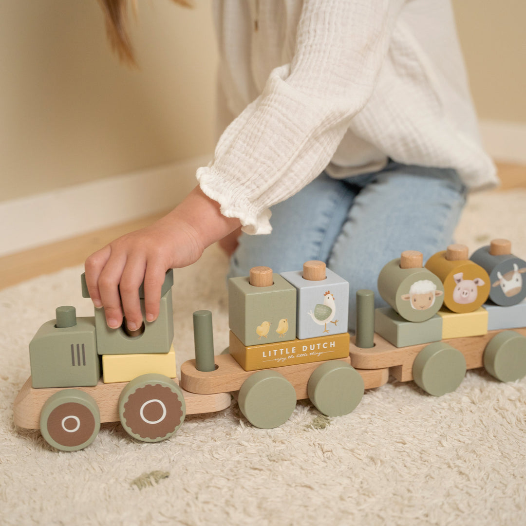 Little Farm Stacking Train Tractor