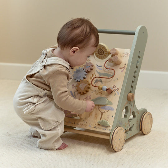 Safari Friends Wooden Baby Activity Walker