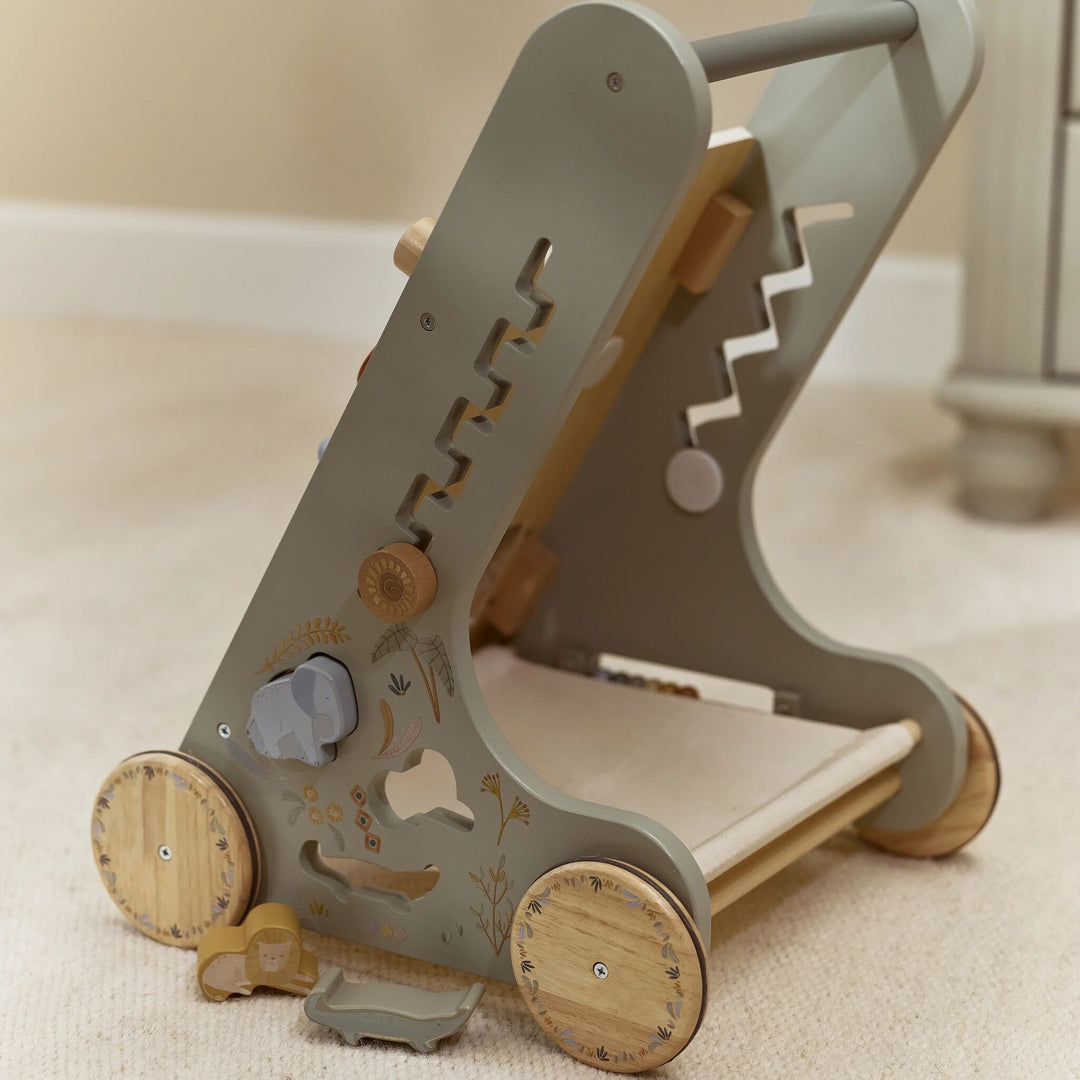Safari Friends Wooden Baby Activity Walker