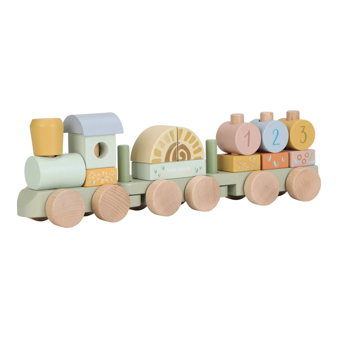 Safari Friends Wooden Block Train