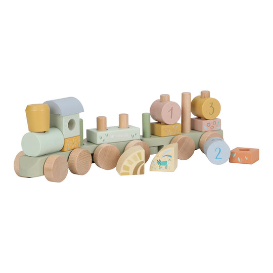 Safari Friends Wooden Block Train