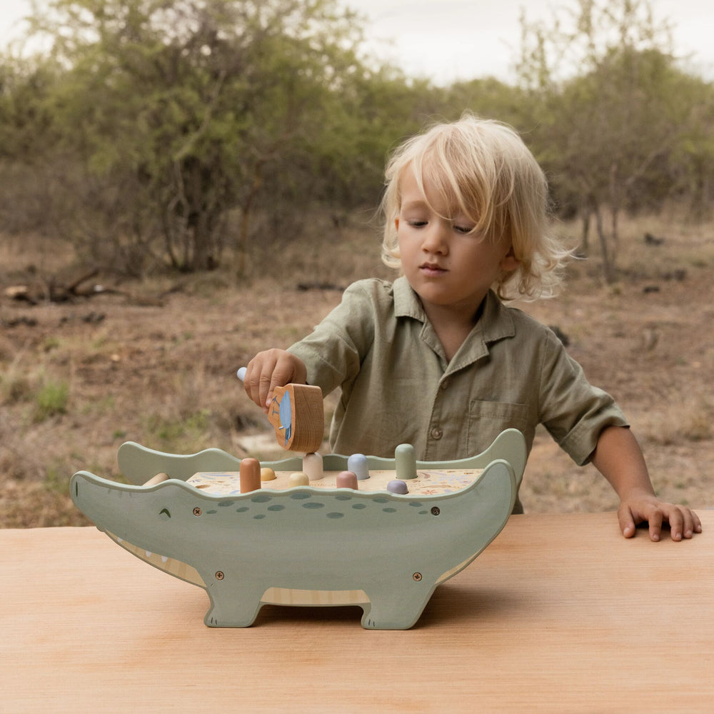 Safari Friends Wooden Hammer Bench