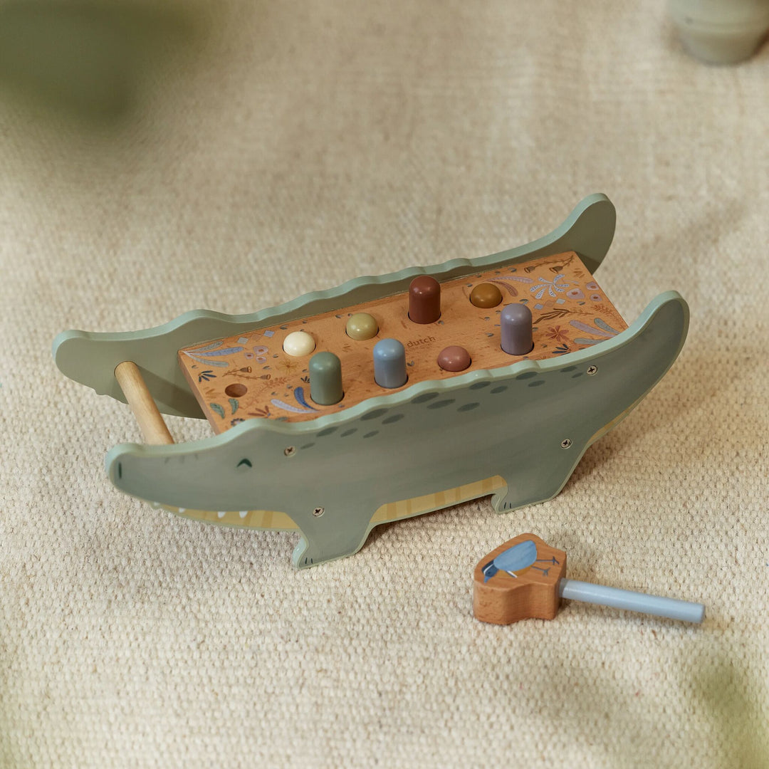 Safari Friends Wooden Hammer Bench