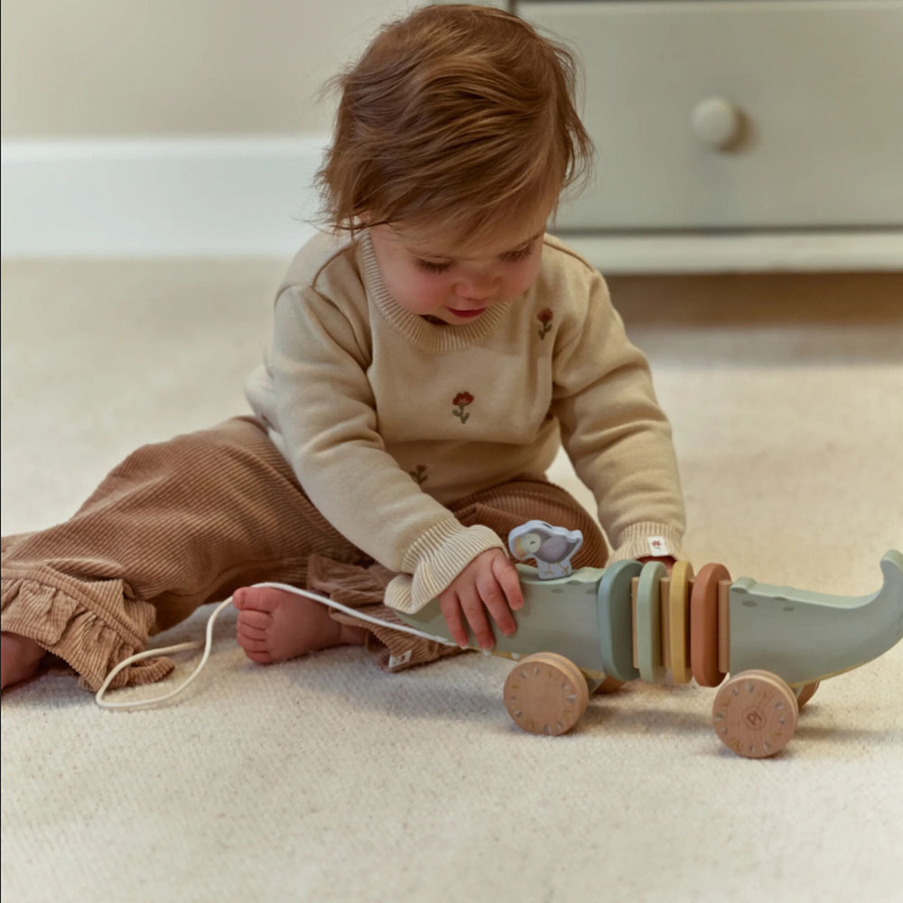 Safari Friends Wooden Pull Animal