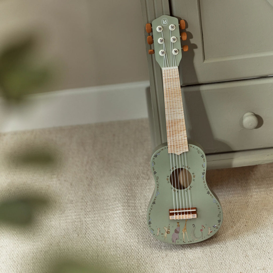 Safari Friends Wooden Guitar - Green