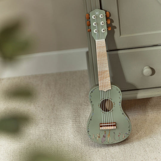 Safari Friends Wooden Guitar - Green