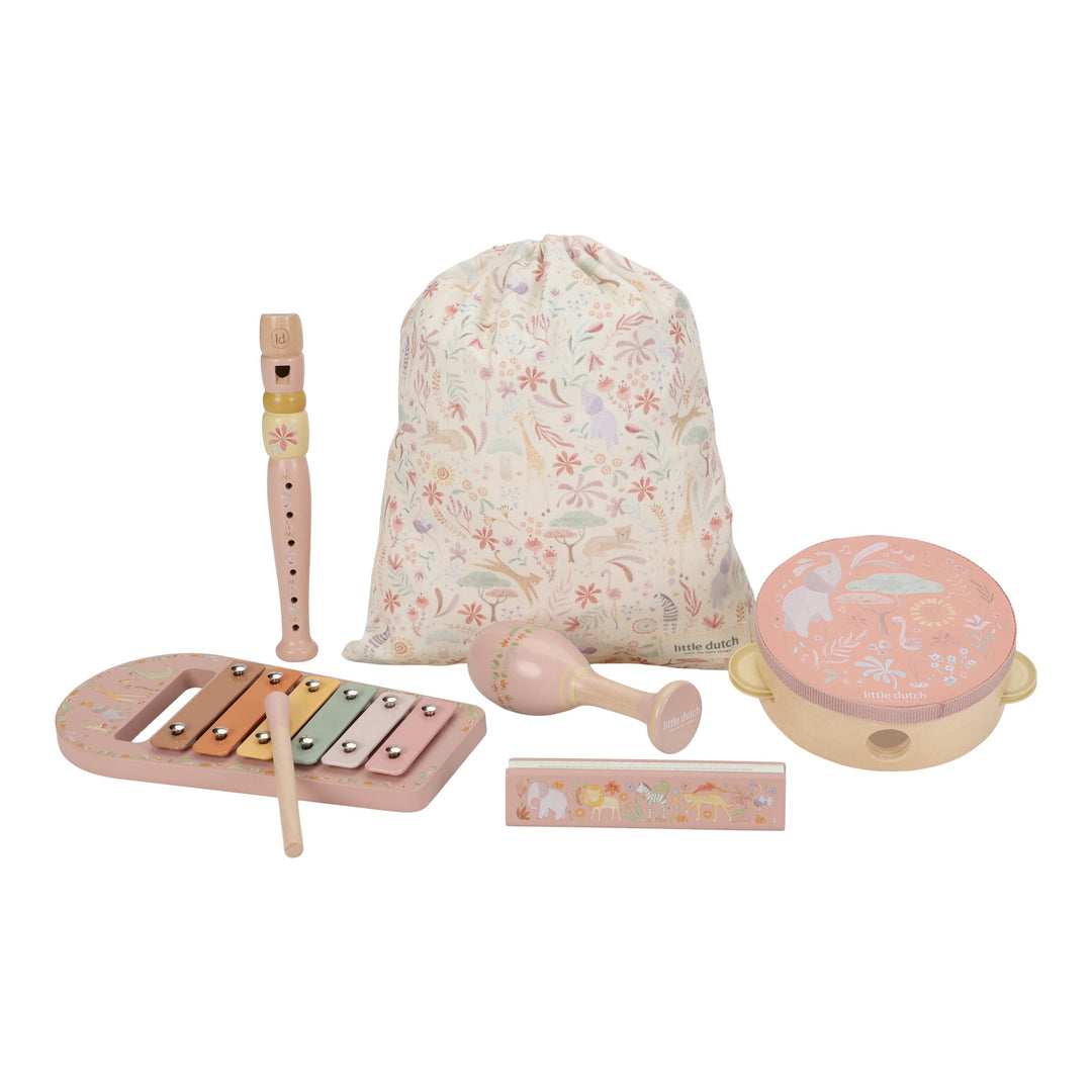 Safari Friends Music Set - Pink