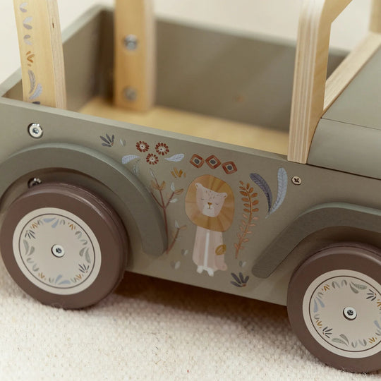 Safari Friends Wooden Push Safari Car
