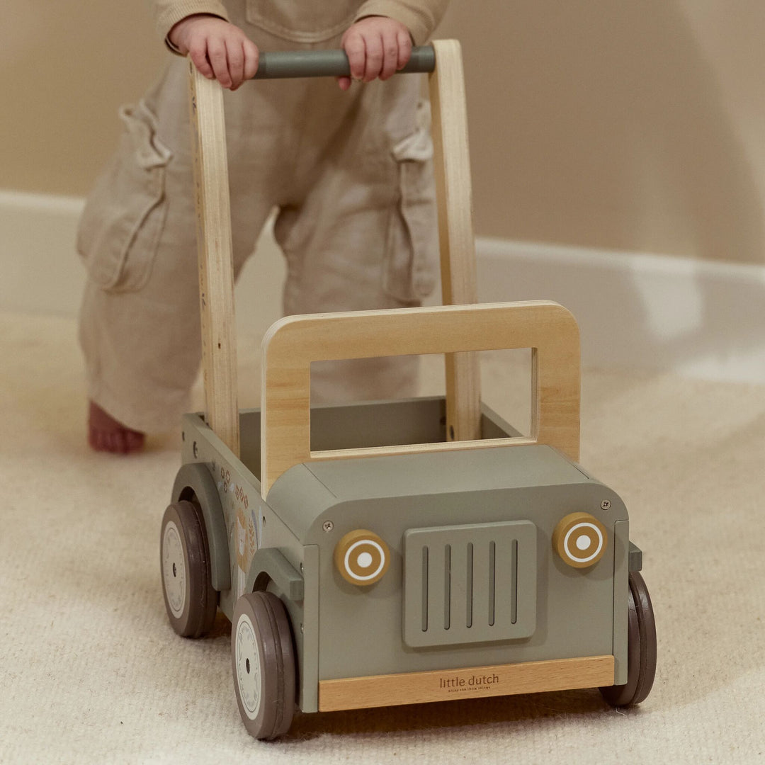 Safari Friends Wooden Push Safari Car