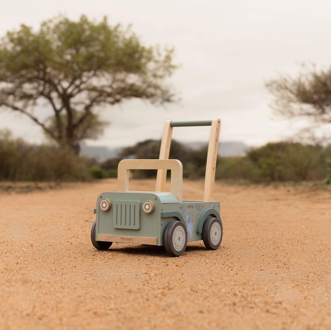 Safari Friends Wooden Push Safari Car
