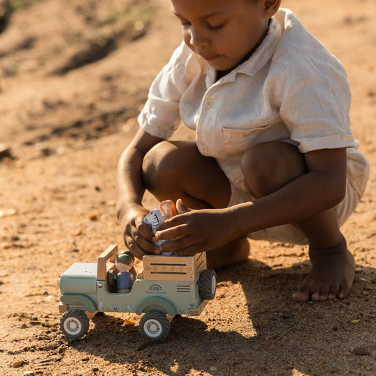 Safari Friends Wooden Safari Car with Animals