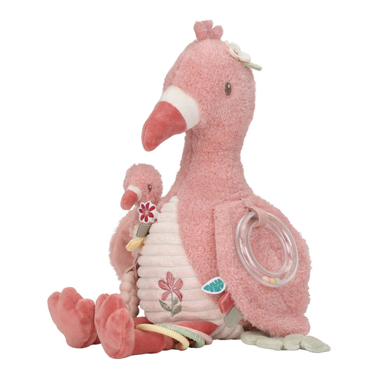 Little Dutch Safari Friends Activity Cuddle Flamingo