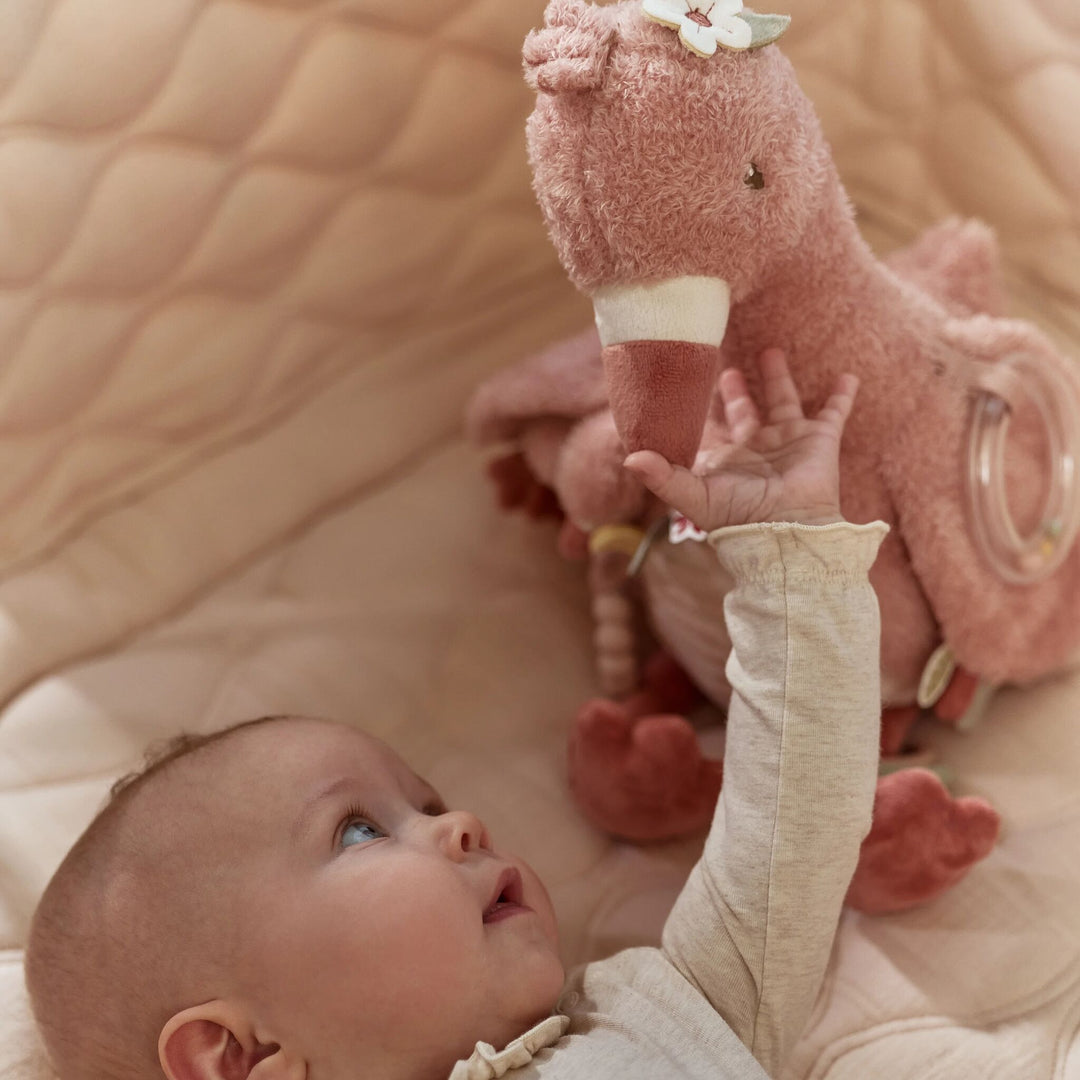 Little Dutch Safari Friends Activity Cuddle Flamingo