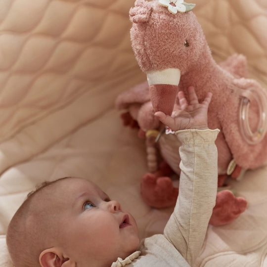 Little Dutch Safari Friends Activity Cuddle Flamingo