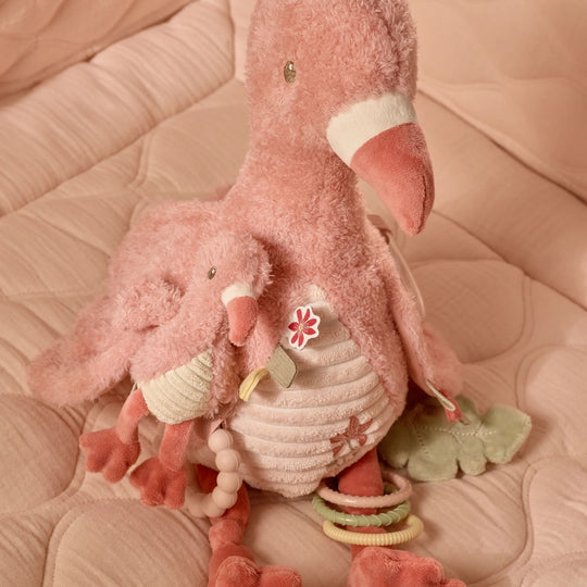 Little Dutch Safari Friends Activity Cuddle Flamingo