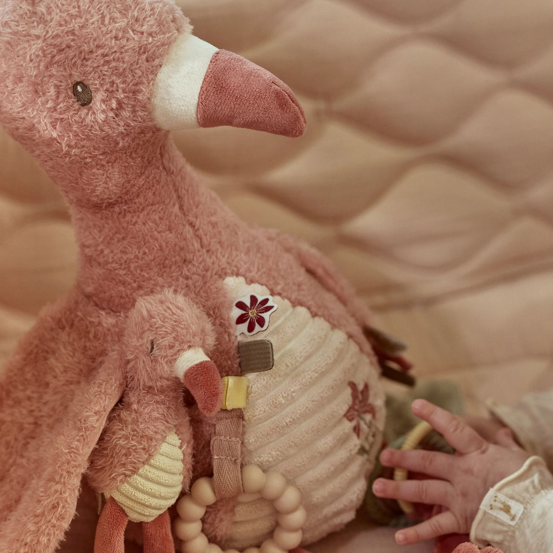 Little Dutch Safari Friends Activity Cuddle Flamingo