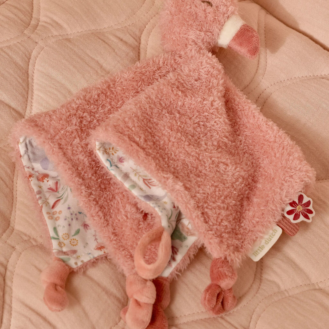 Little Dutch Safari Friends Cuddle Cloth Flamingo