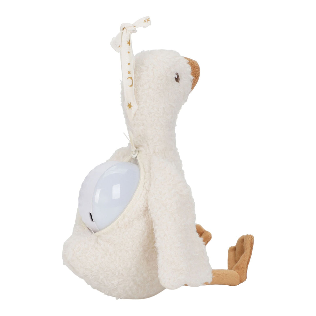 Little Dutch Newborn Naturals Cuddle Goose Light & Sound