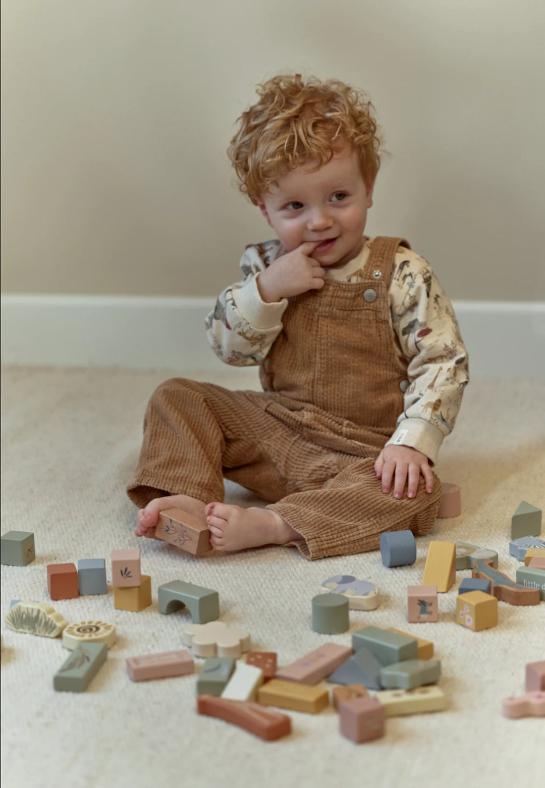 Safari Friends Wooden Building Blocks