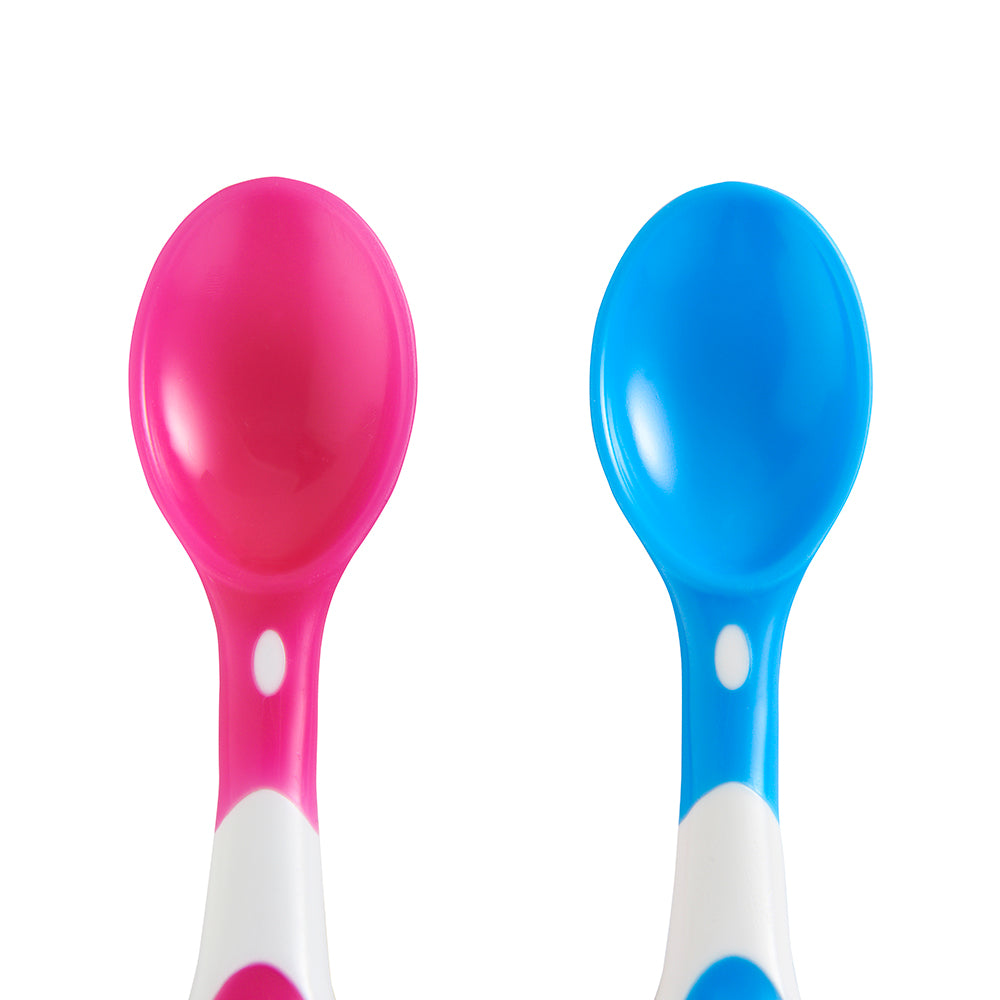 Soft-Tip Infant Spoons - 6pk - Assorted Colour Randomly Selected