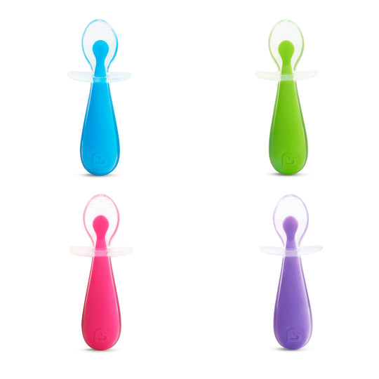 Gentle Scoop™ Silicone Training Spoons - Assorted Colour Randomly Selected