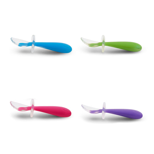 Gentle Scoop™ Silicone Training Spoons - Assorted Colour Randomly Selected