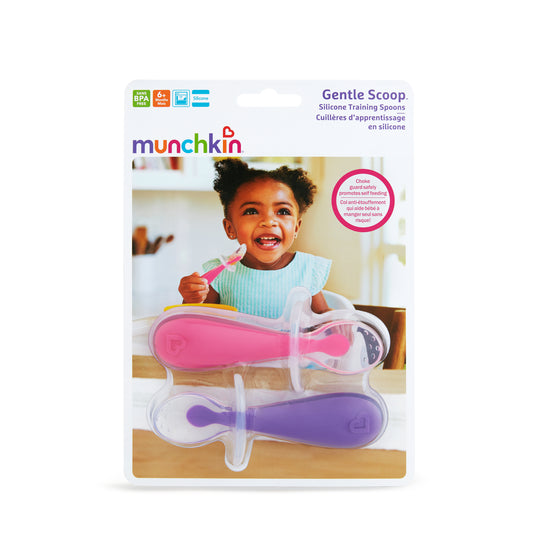 Gentle Scoop™ Silicone Training Spoons - Assorted Colour Randomly Selected
