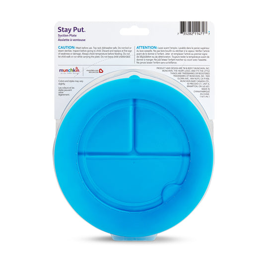 Stay Put™ Suction Plate - Assorted Colour Randomly Selected